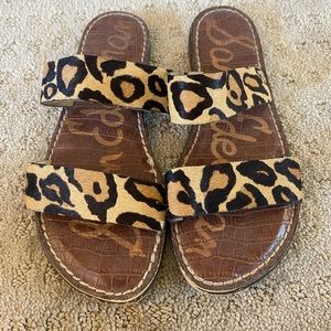 Sam Edelman cheetah print sandals